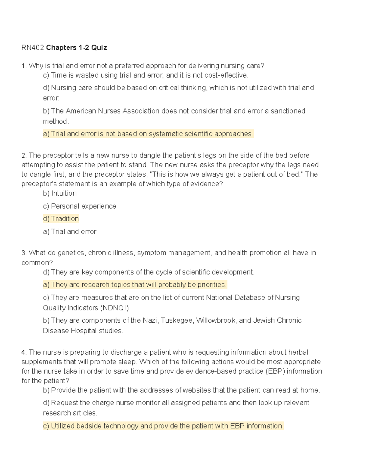 rn402-chapters-1-2-quiz-why-is-trial-and-error-not-a-preferred