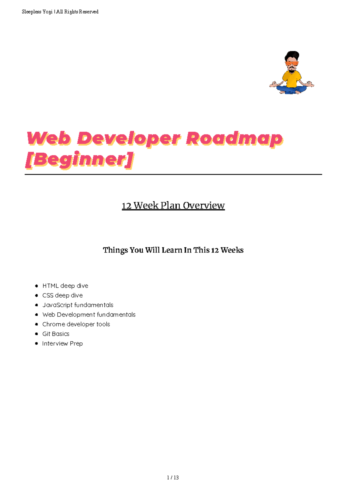 Roadmap-webdeveloper - Web Developer RoadmapWeb Developer Roadmap Web ...