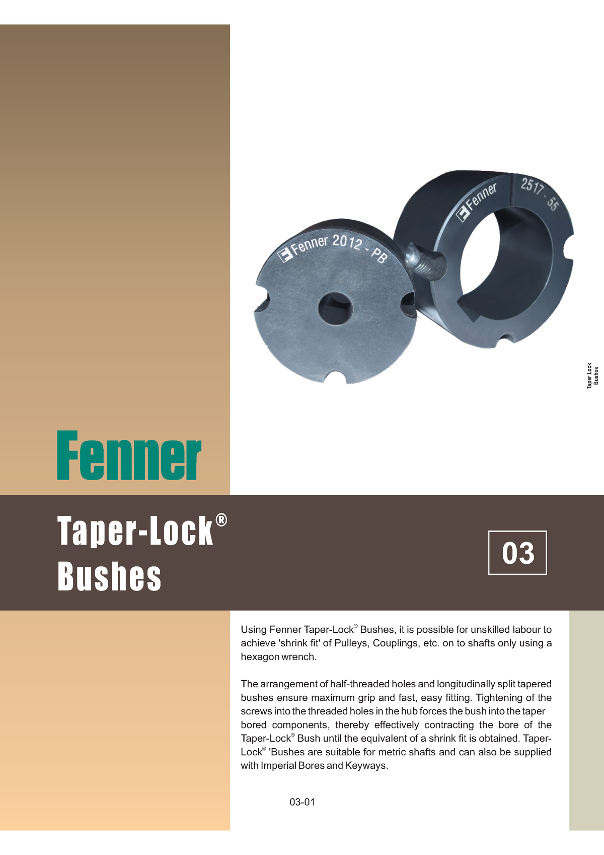 1610-7/8 Taper Lock Bush Shaft Fixing inch 