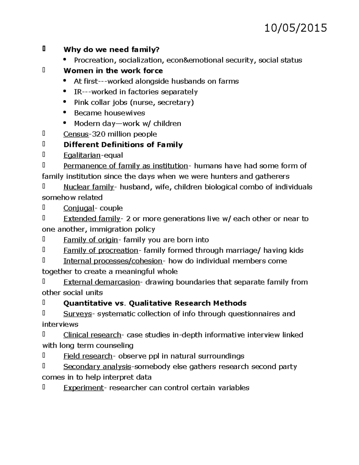 HDFS Exam 1 Study Guide - Summary Teaching Of Human Development And ...