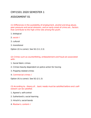 cmy1502 assignment 1 answers 2022