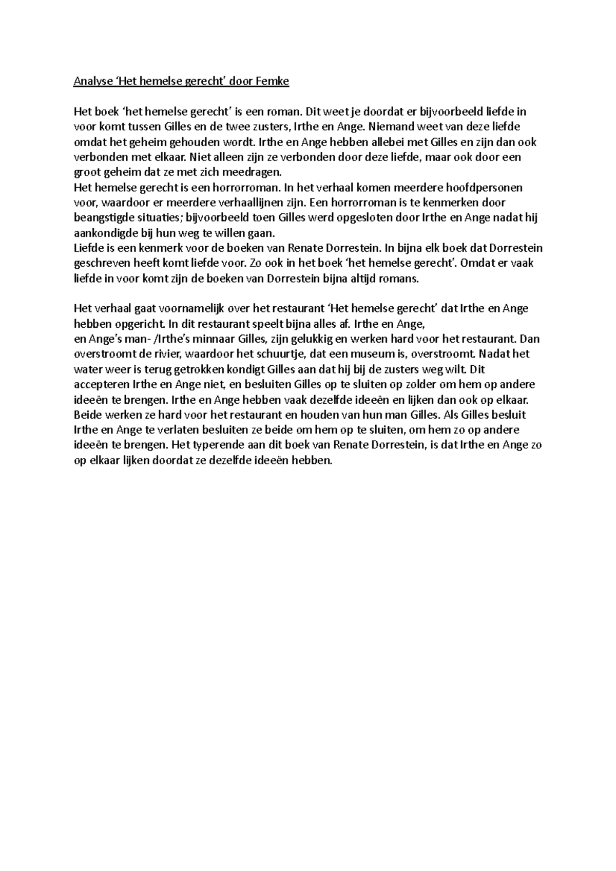 Nederlands boeksamenvatting het hemelse gerecht 4e klas Analyse ‘Het hemelse gerecht’ door Nederlands boeksamenvatting het hemelse gerecht 4e klas Analyse ‘Het hemelse gerecht’ door