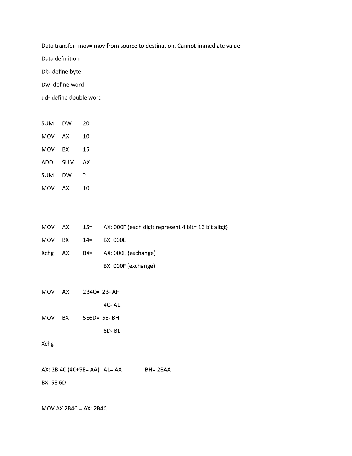 data-transfer-cannot-immediate-value-data-definition-db-define-byte