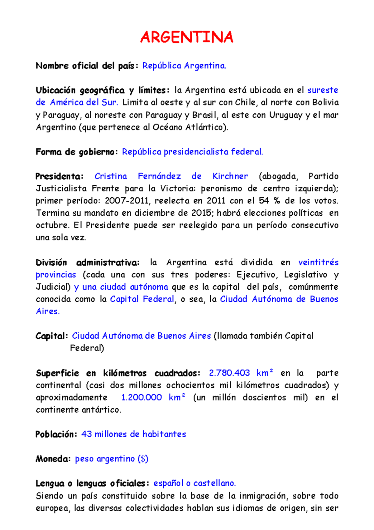 Lingua spagnola Studocu