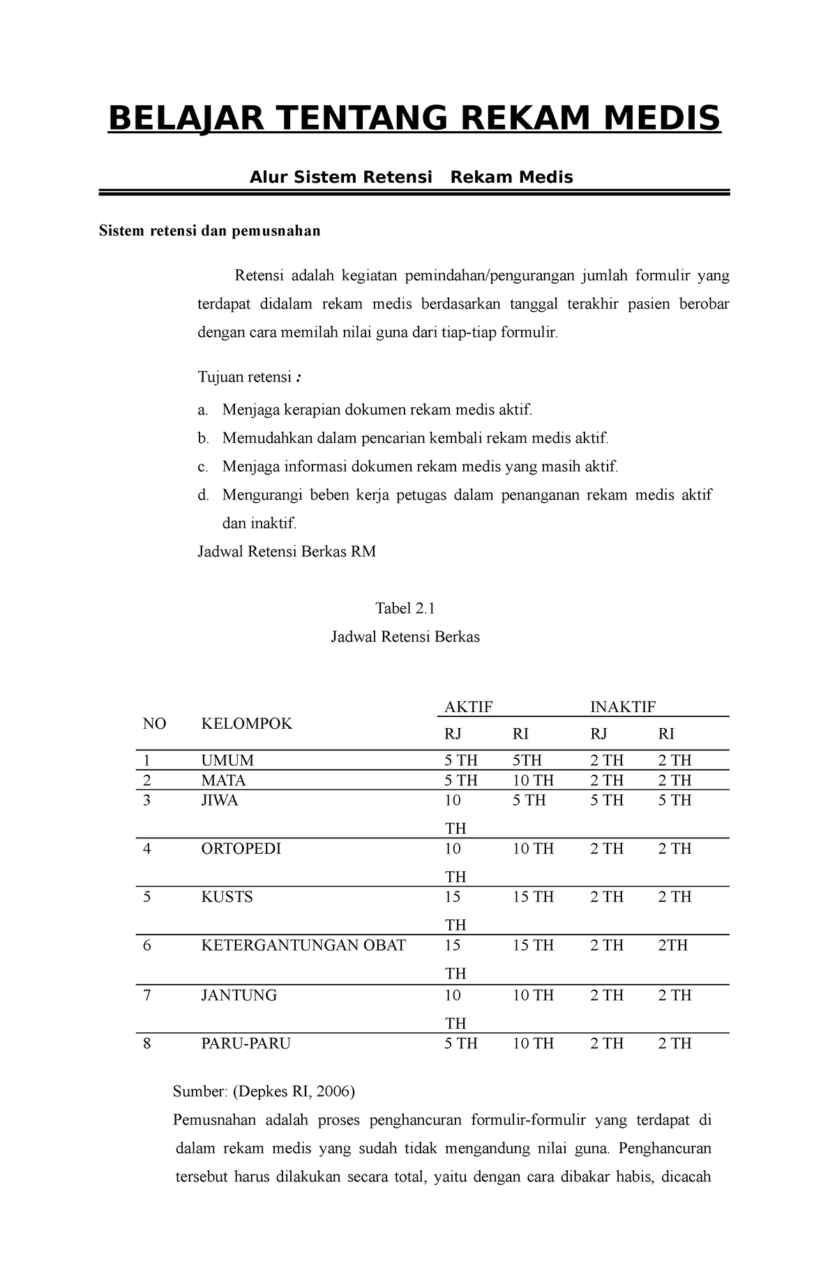 Belajar Tentang Rekam Medis Part 7 - BELAJAR TENTANG REKAM MEDIS Alur ...