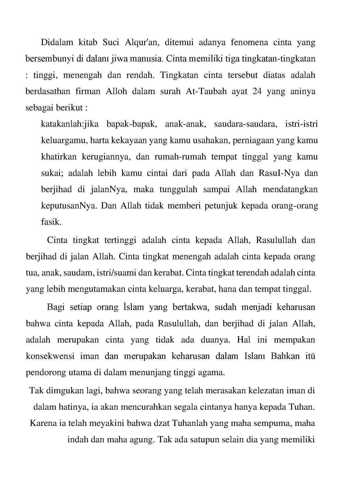 2. Ilmu Budaya Dasar Manusia Dan Cinta Kasih - Didalam Kitab Suci Alqur ...