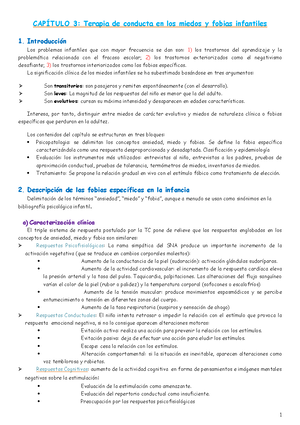 Tema 4 Terapia de Conducta en la Infancia - CAPÍTULO 4: Terapia de ...