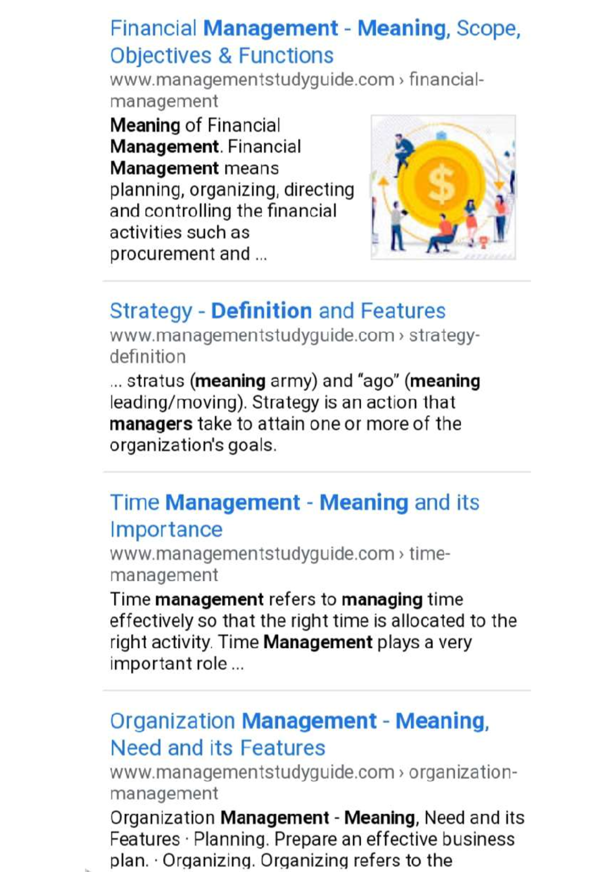 How Many Types Of Management Course