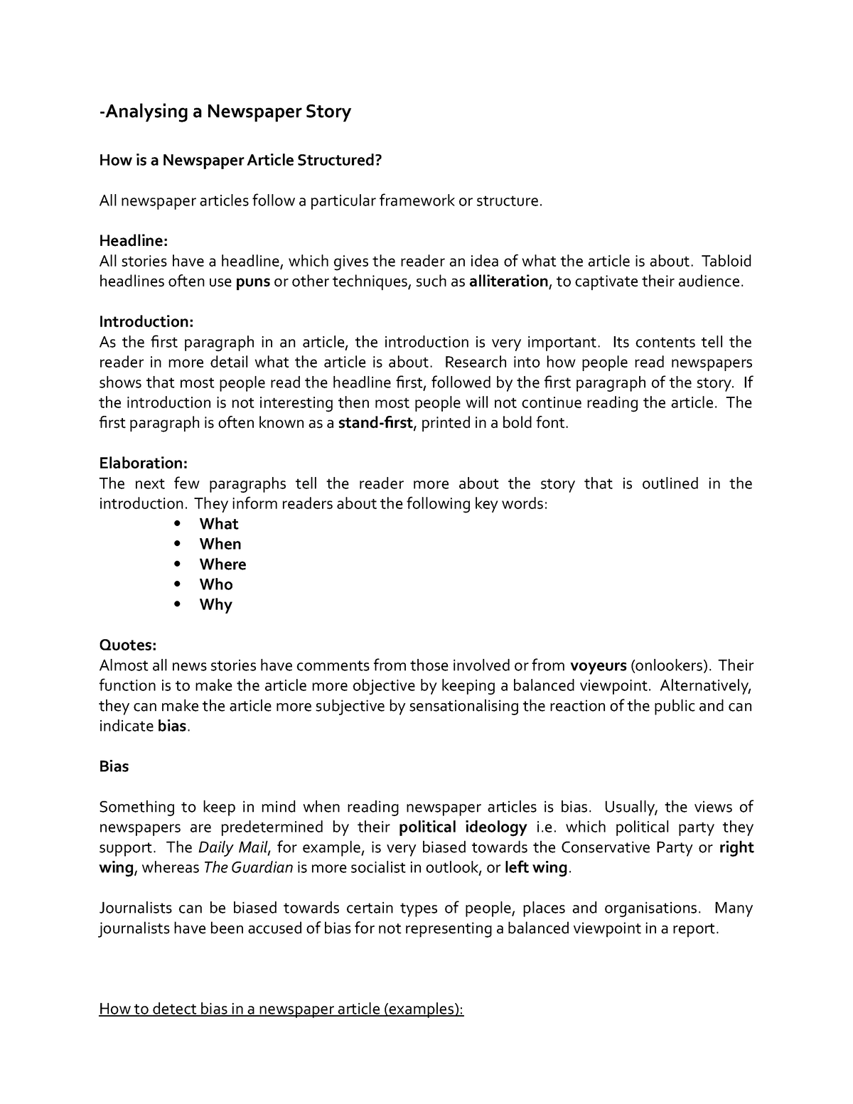 analysing-a-newspaper-story-1-analysing-a-newspaper-story-how-is-a