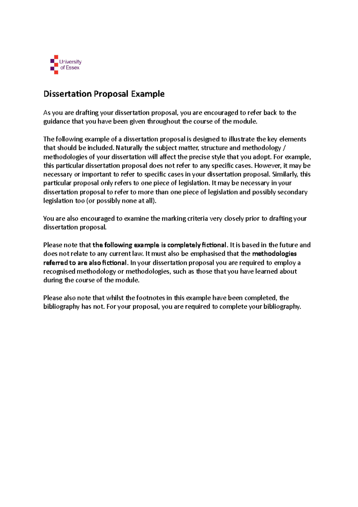 dissertation proposal business management example