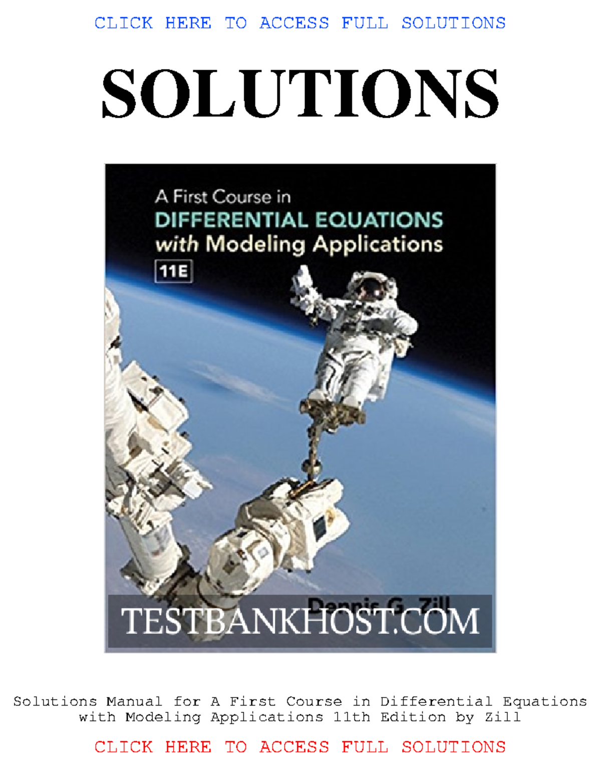 424320637 Solution For A First Course In Differential Equations With 