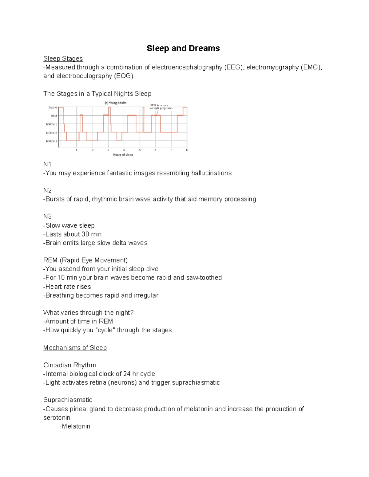 Sleep and Dreams Teacher Emily Romero Sleep and Dreams Sleep