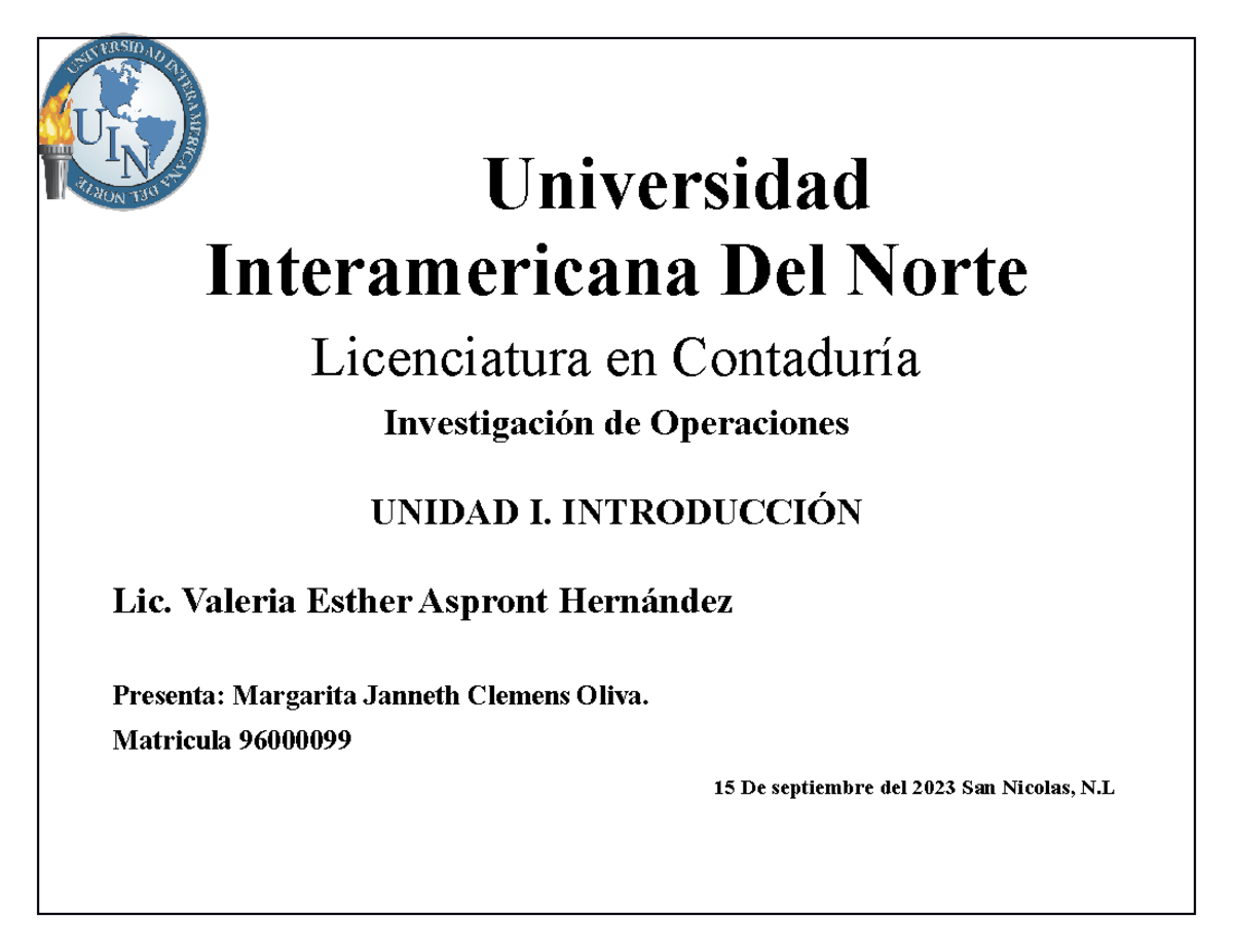 7TACT1 Investigacionopera - Universidad Interamericana Del Norte