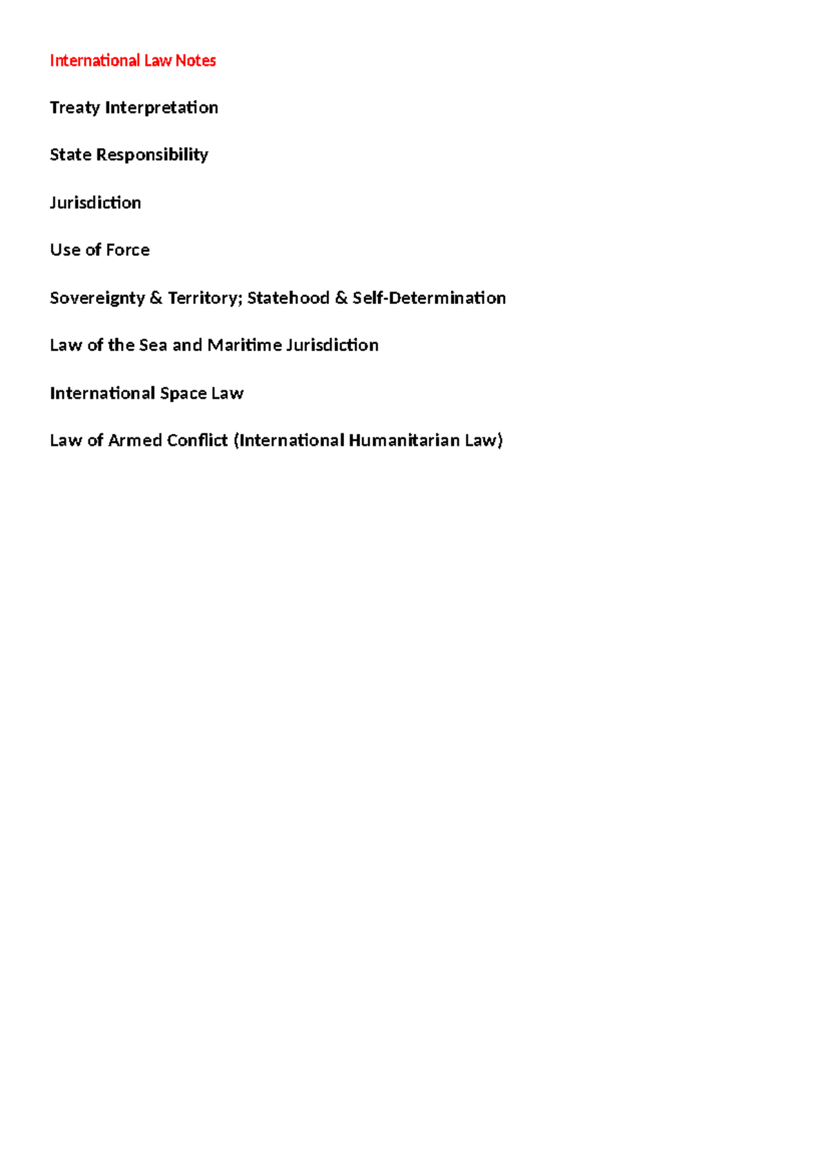 International law notes - RAA - International Law Notes Treaty ...