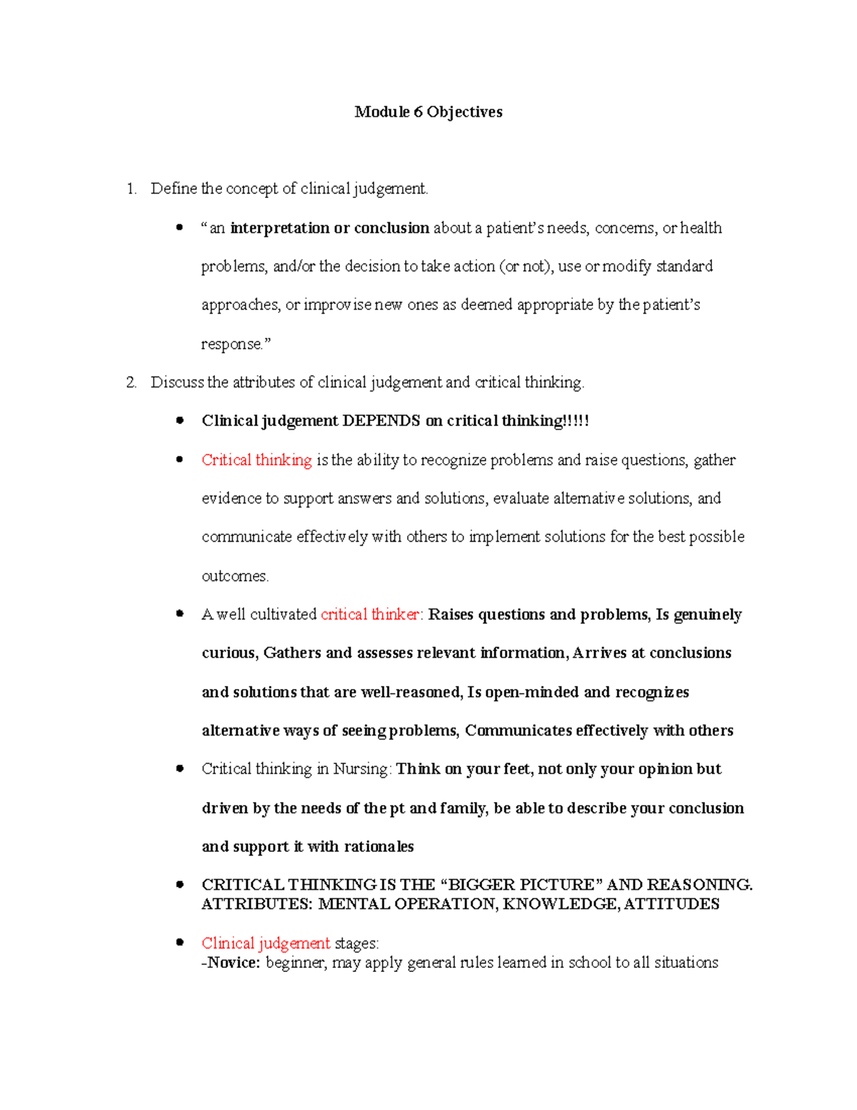 Critical thinking goals examples image