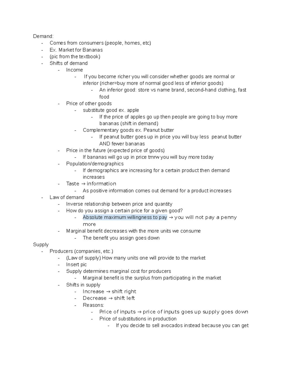 Chapter 3 Supply And Demand Demand Comes From Consumers People