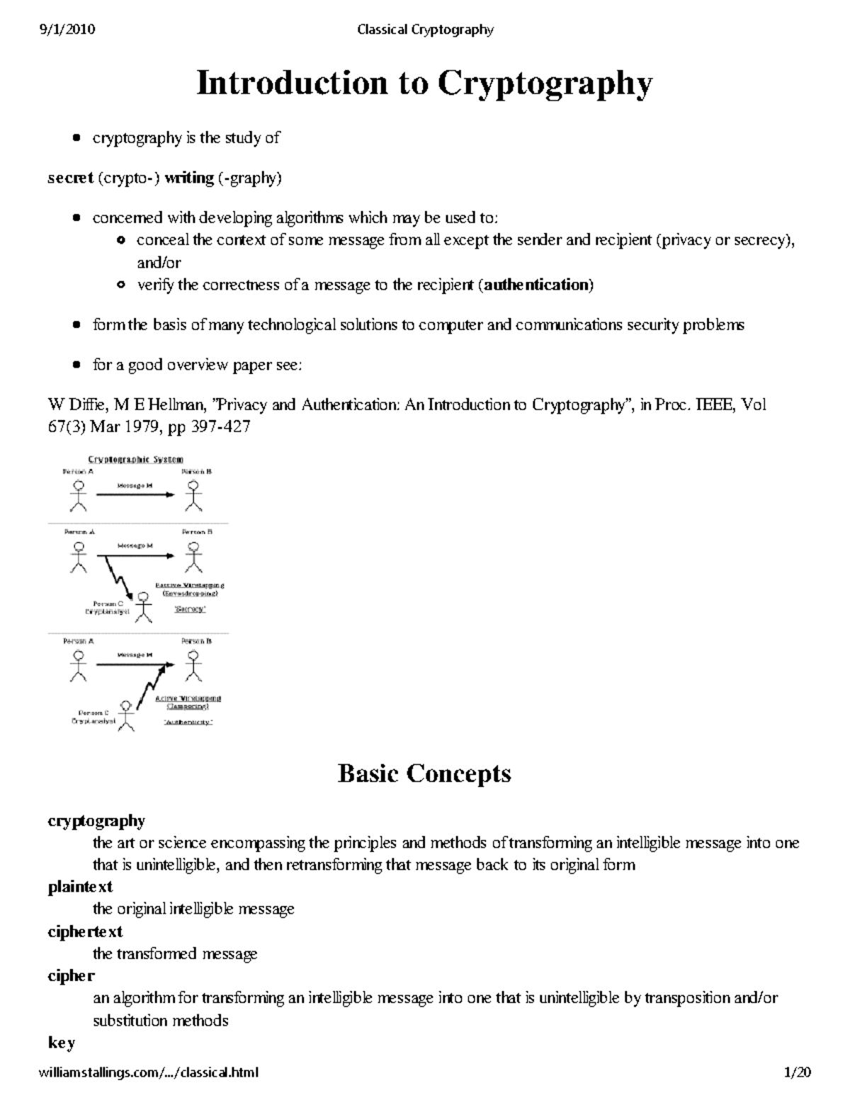 Classical-CryptographyCryptography is associated with the process of ...