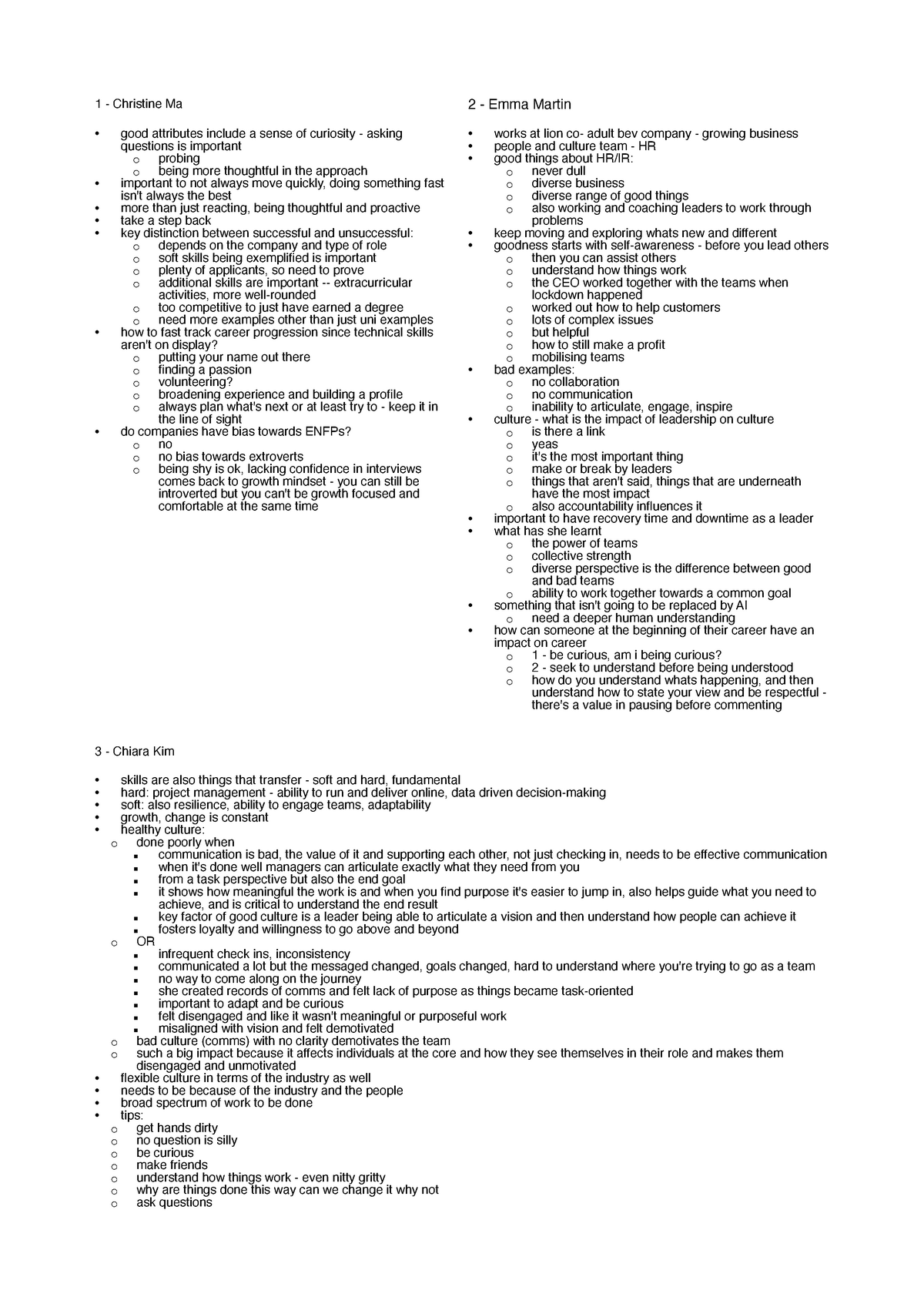 Mastering Management 1-3 - Work1004 - USyd - StuDocu