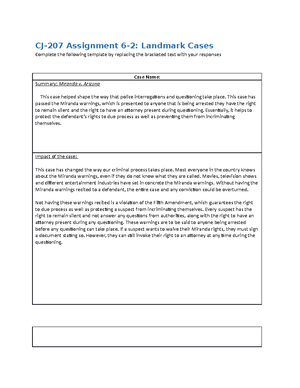 Freise CJ 207 Project One Template - CJ 207 Project One Template ...