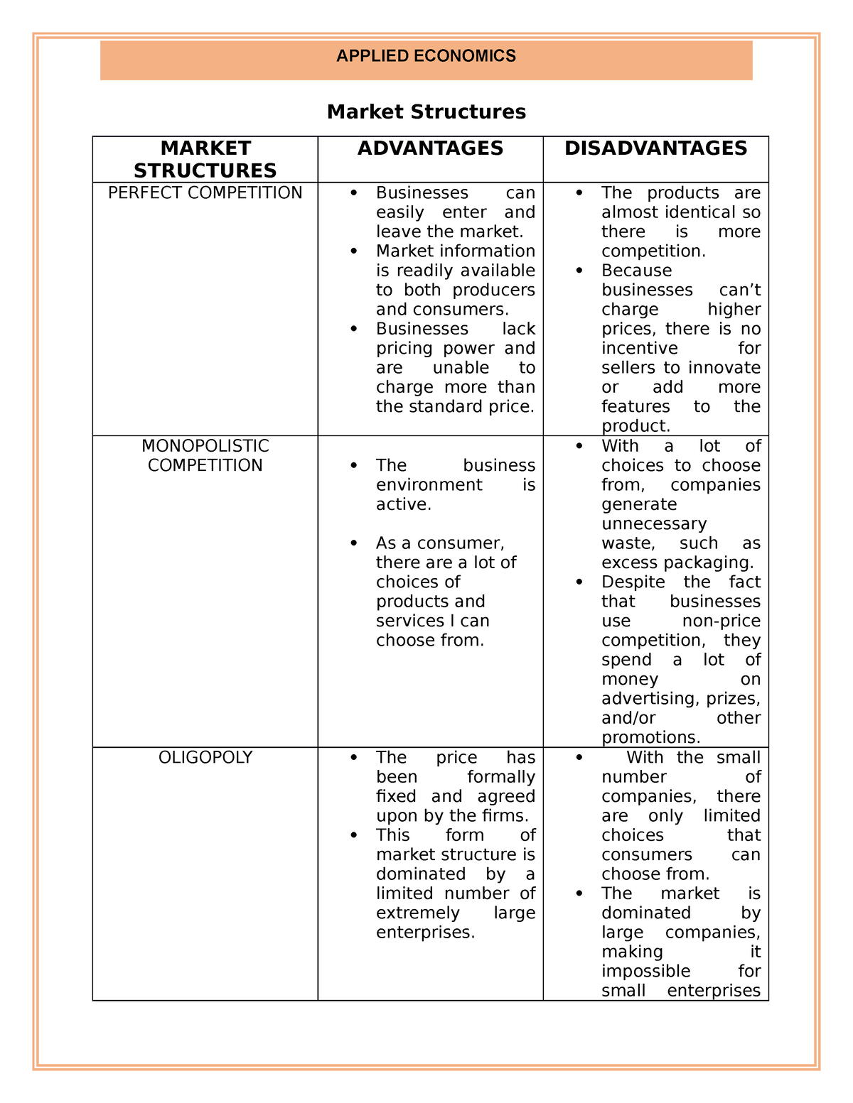 Advantages and disadvantages of 2025 imperfect competition market structure