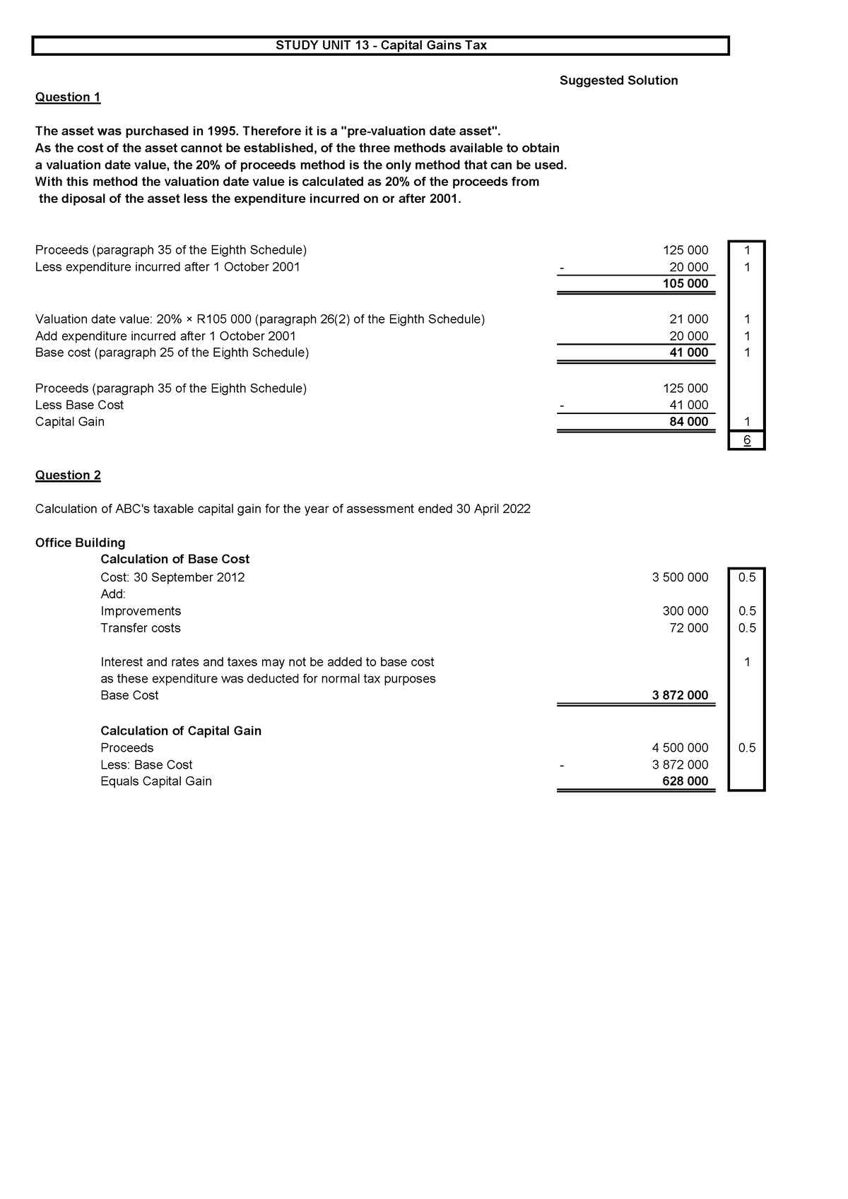 08 RTV 101 Study Unit 13 Assignment Solutions - Suggested Solution ...