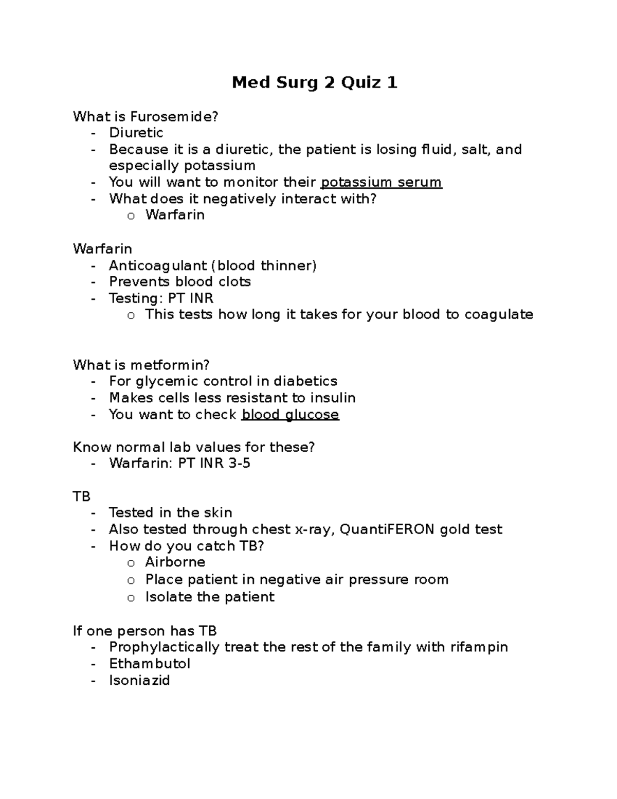 Med Surg 2 Quiz 1 - Med Surg 2, Quiz 1 - Med Surg 2 Quiz 1 What Is ...