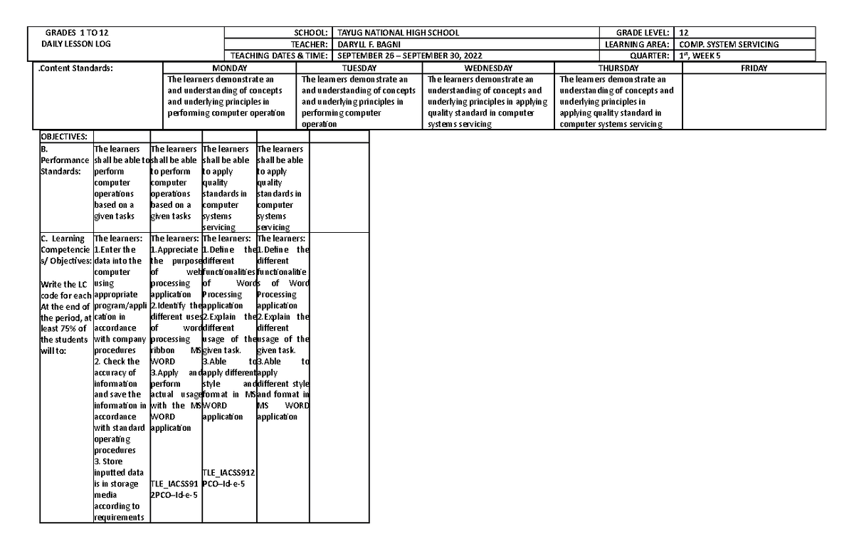 css-dll-q1-week-5-lesson-log-grades-1-to-12-daily-lesson-log-school