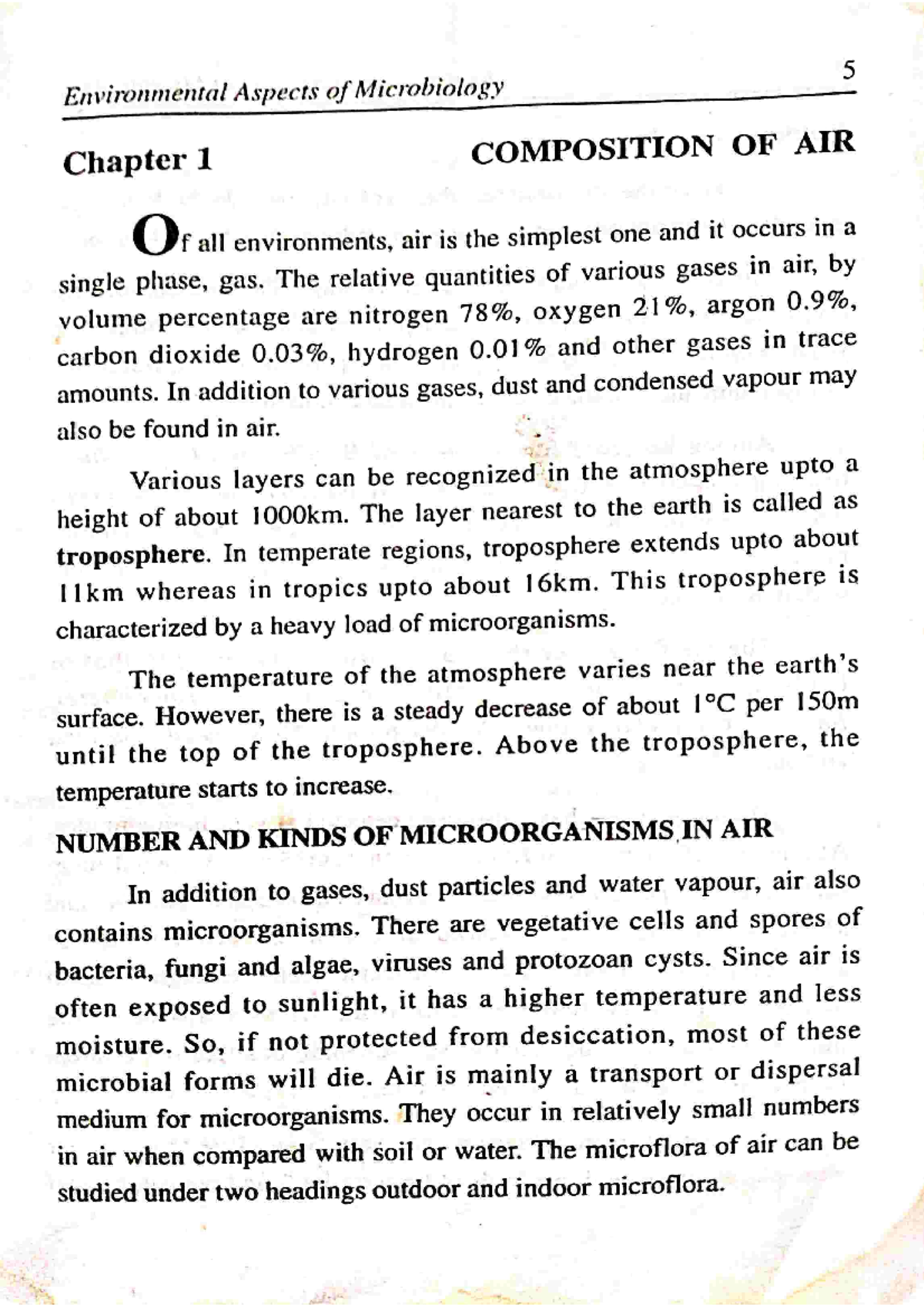 Microbiology OF AIR1 Third semester General microbiology Studocu
