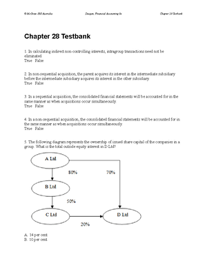 Chapter 26 Testbank - Chapter 26 Testbank When An Item Of Property ...