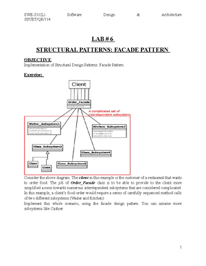 Lab3 - jxn gjmdnvcldm - Software Design and Architecture - Studocu