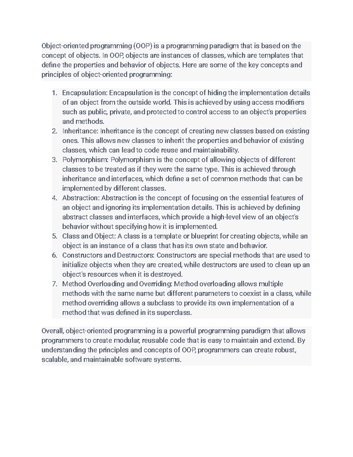 Object-oriented programming - In OOP, objects are instances of classes ...