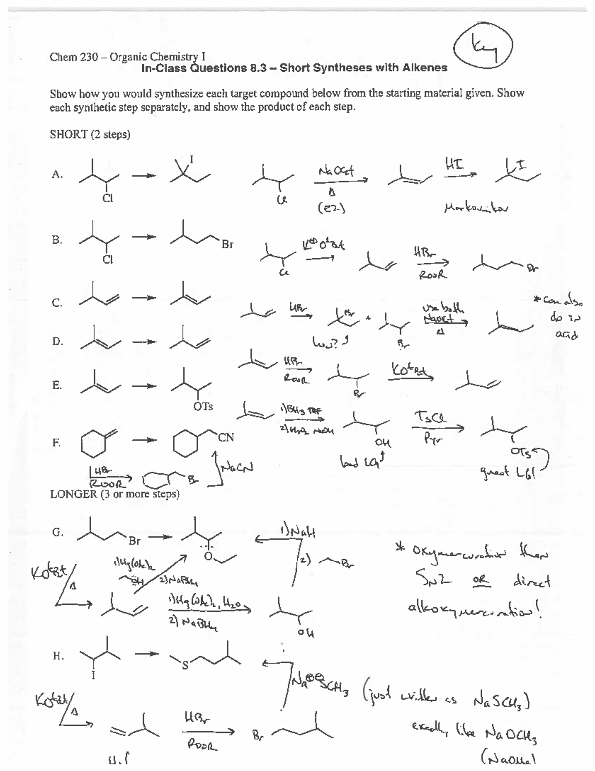 ICQ8-KEYs - Organic Chemistry Fall 2018 Book: L.G. Wade and J. W. Simek ...