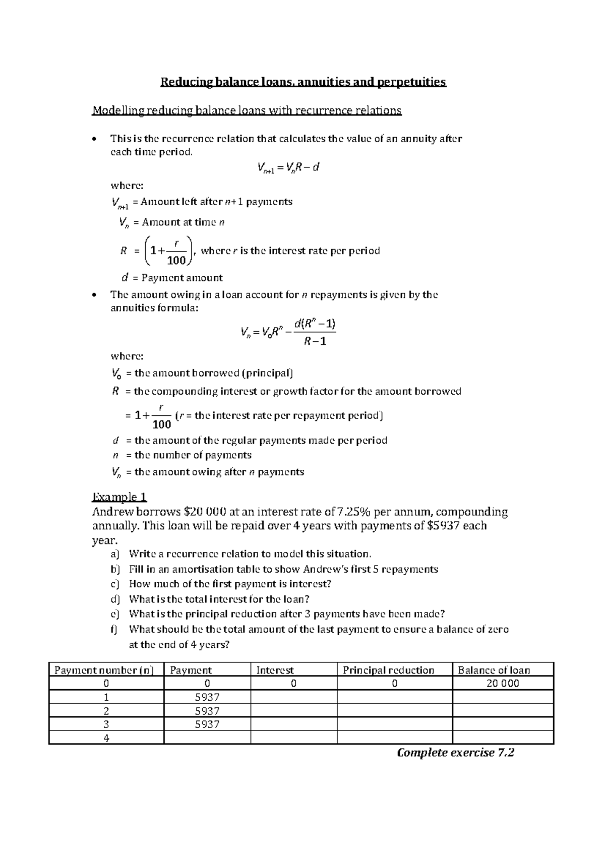 reducing-balance-loans-annuities-and-perpetuities-topic-7-reducing