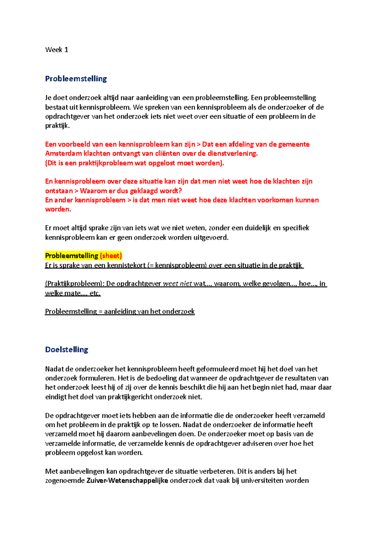 Samenvatting Onderzoeksmethode Webcollege 2021/2022 ...