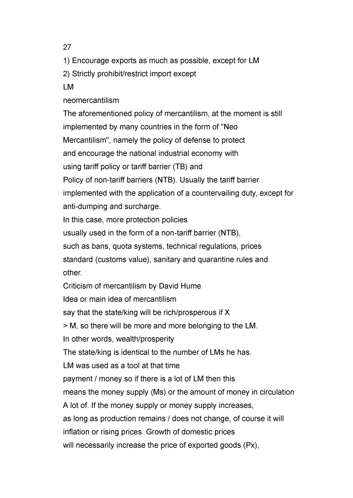 Economics Intrns-10 - Learning - 27 Encourage Exports As Much As 