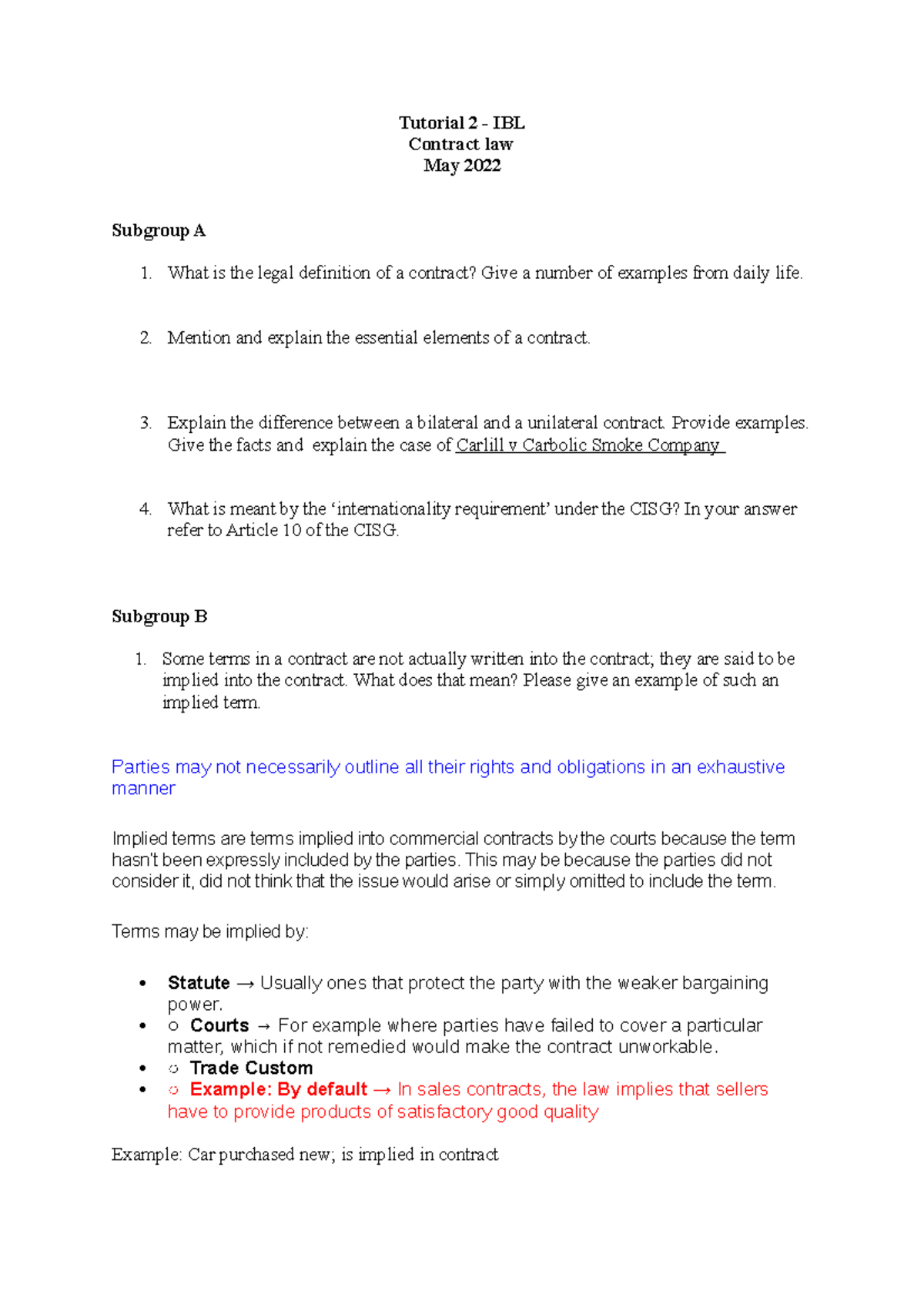 tutorial-2-student-version-tutorial-2-ibl-contract-law-may-2022