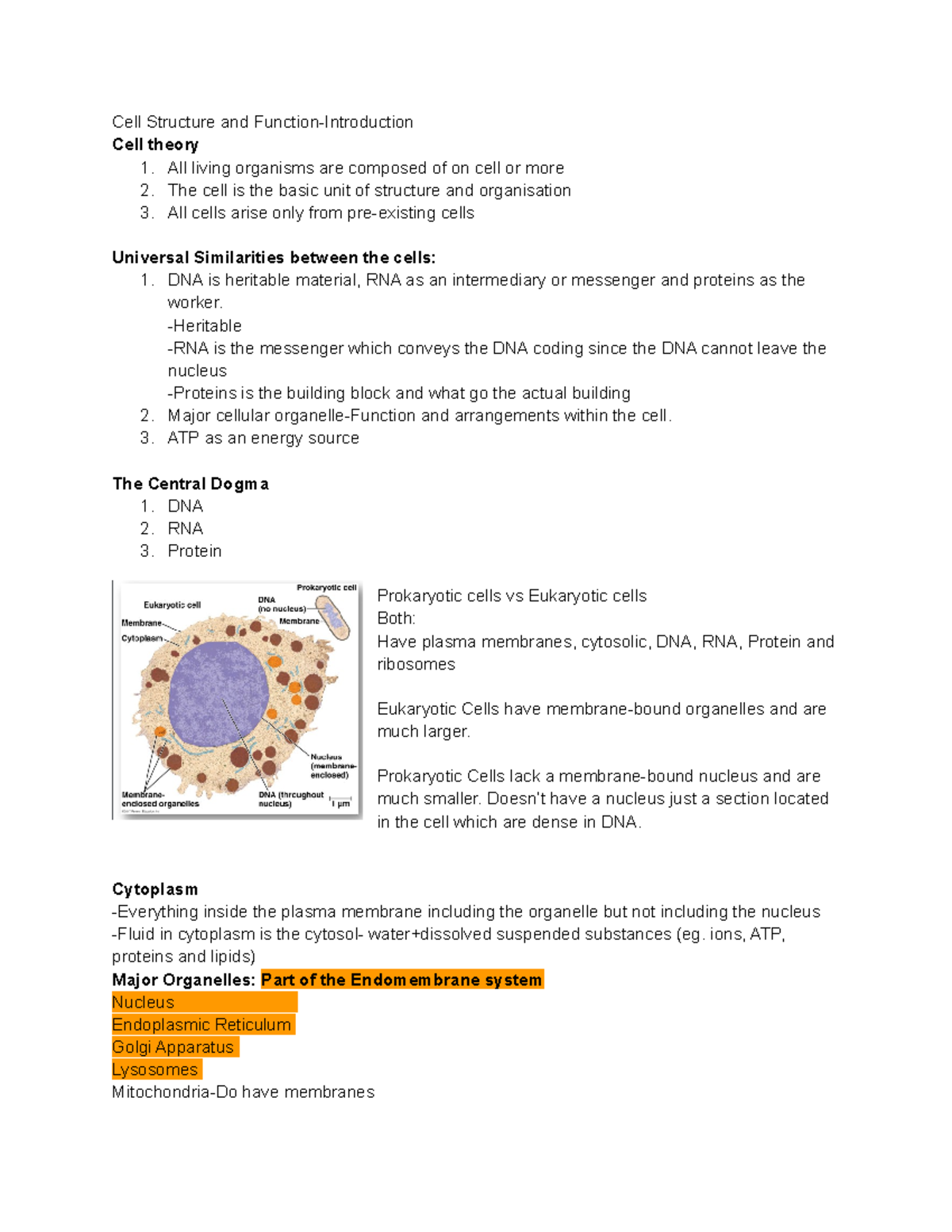 Cell Structure and Function - Cell Structure and Function-Introduction ...