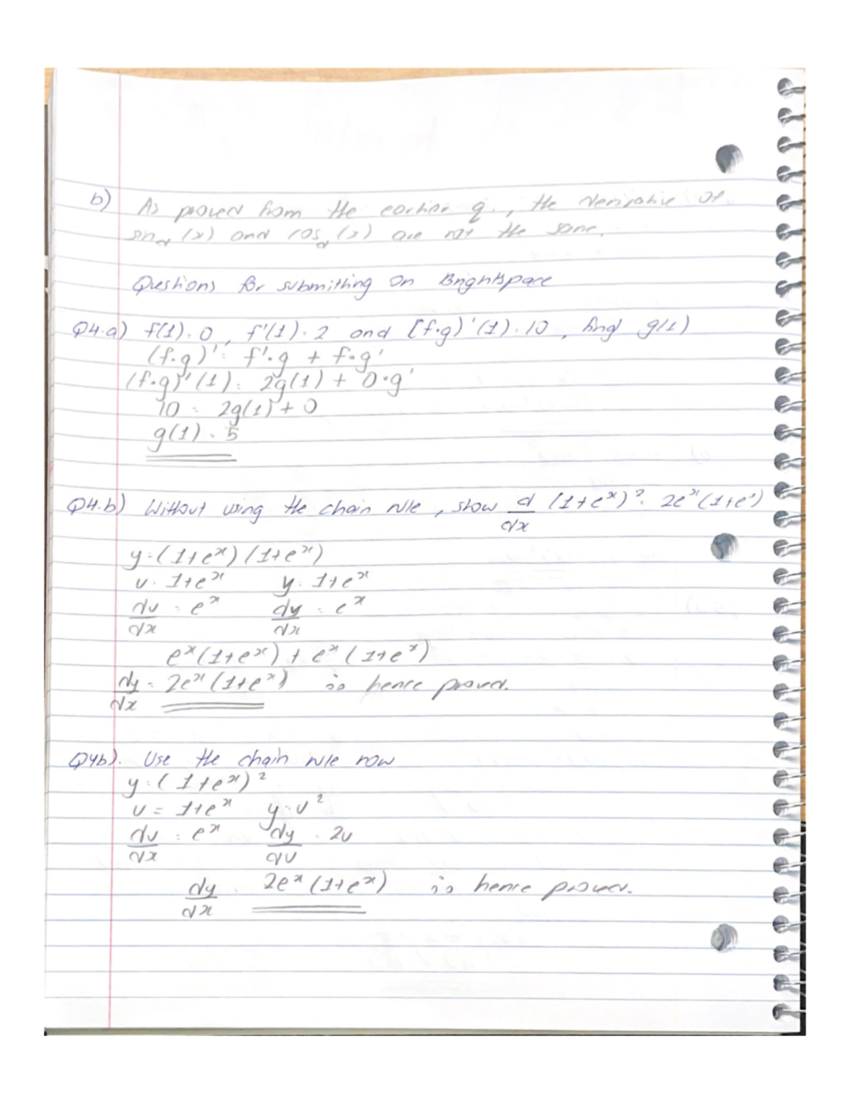 Tutorial 4 MATH 109 - Math 109 - Studocu