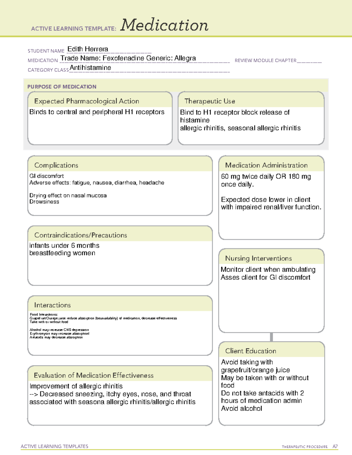 Allegra ALT Edith - note - ACTIVE LEARNING TEMPLATES THERAPEUTIC ...