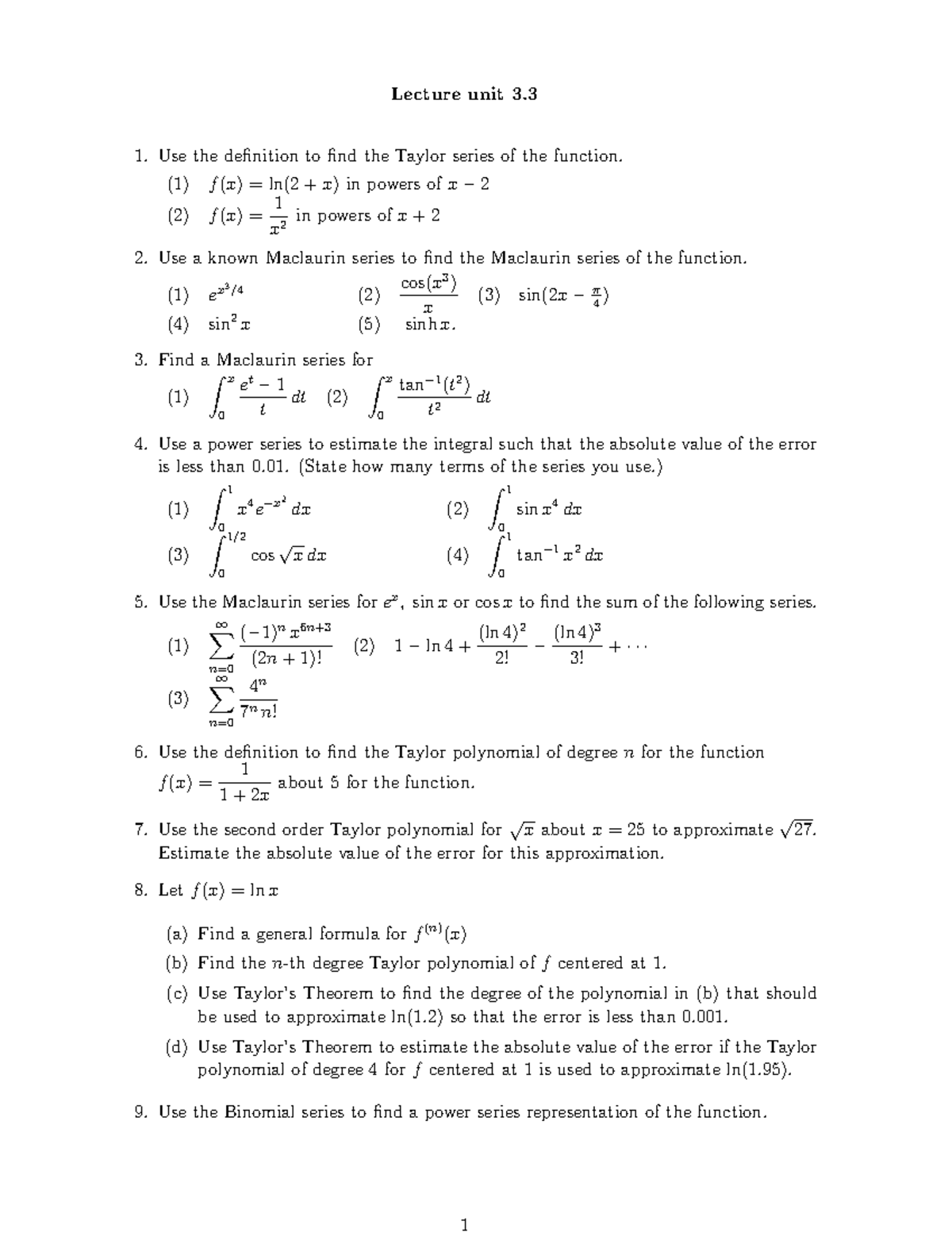 2020 Lecture units 3.3 and 3.4 (1 Feb) - Lecture unit 3. Use the ...