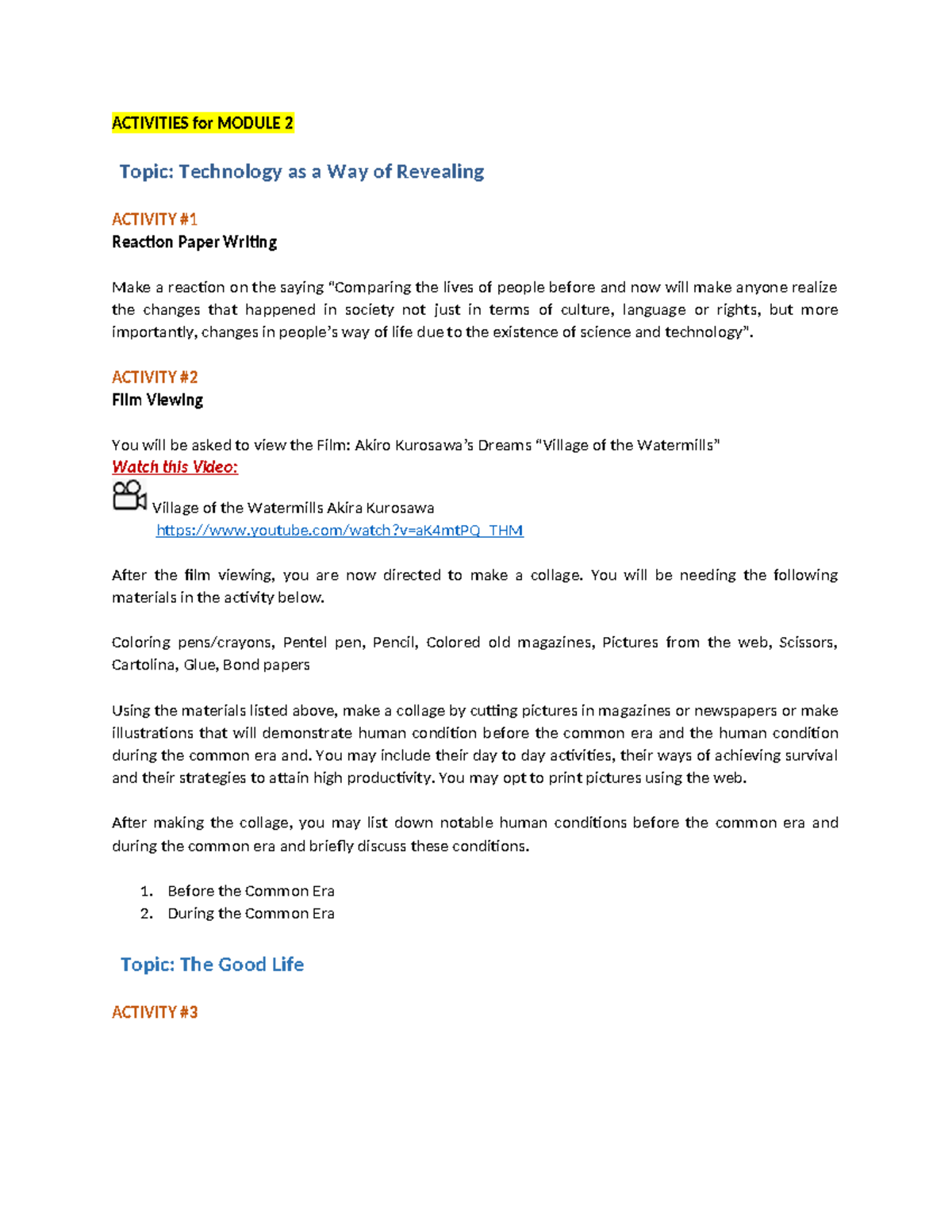 Activities-for-MOd-2-3(June 6,2021) - ACTIVITIES for MODULE 2 Topic ...