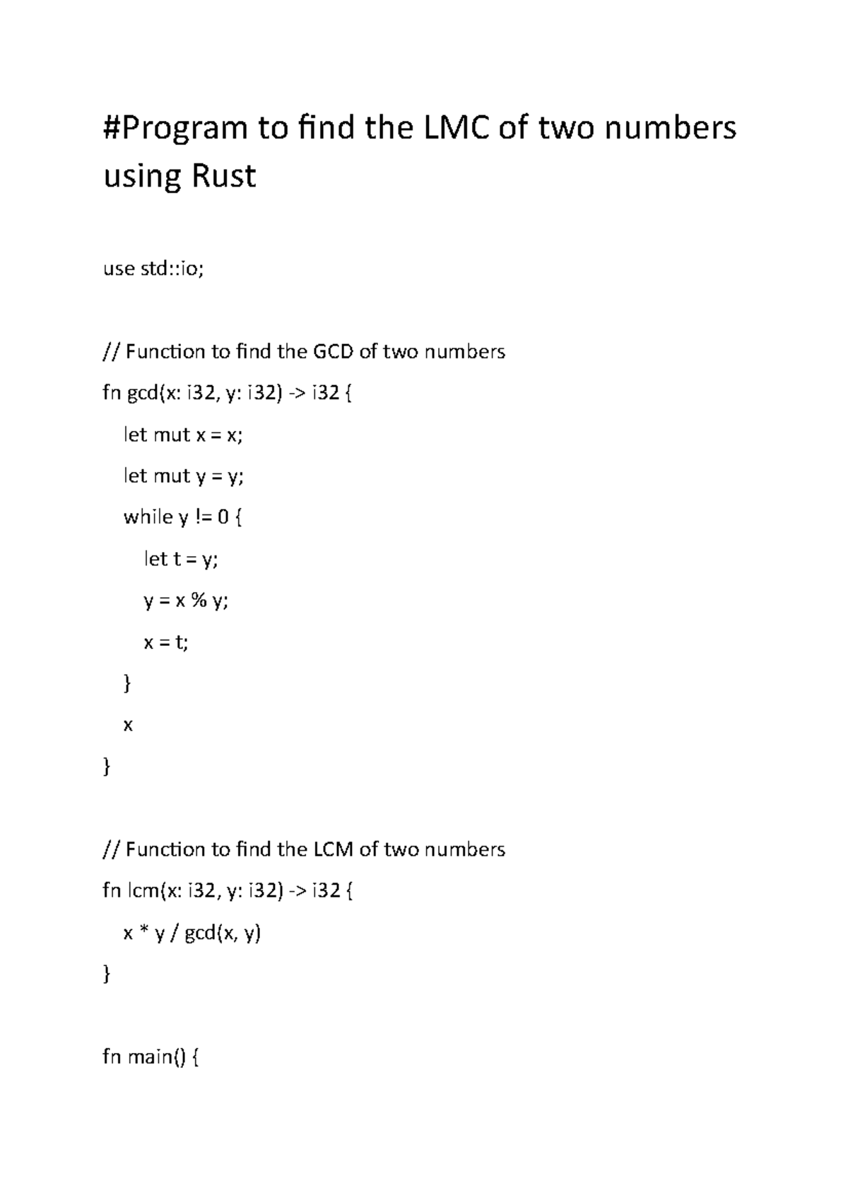 lmc-of-two-numbers-using-rust-program-to-find-the-lmc-of-two-numbers-using-rust-use-std-io