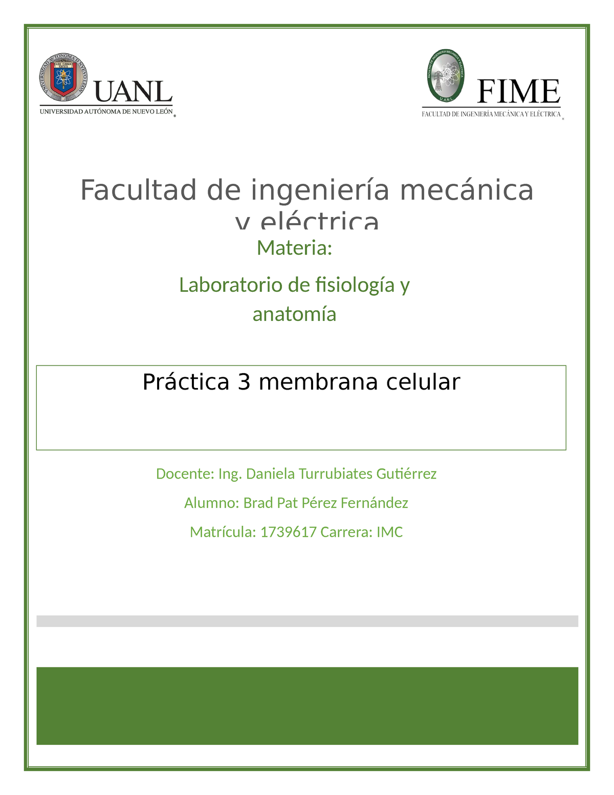 P3 Lab Fa Práctica 3 Del Laboratorio Brad May Facultad De Ingeniería Mecánica Y Eléctrica 1162