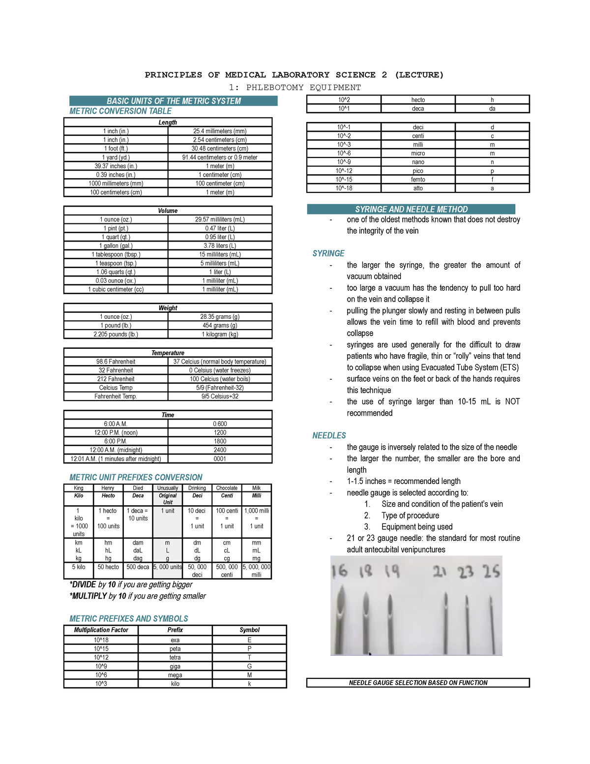 PMLS-lec-3 - BMLS 1 2nd Semester - PRINCIPLES OF MEDICAL LABORATORY ...