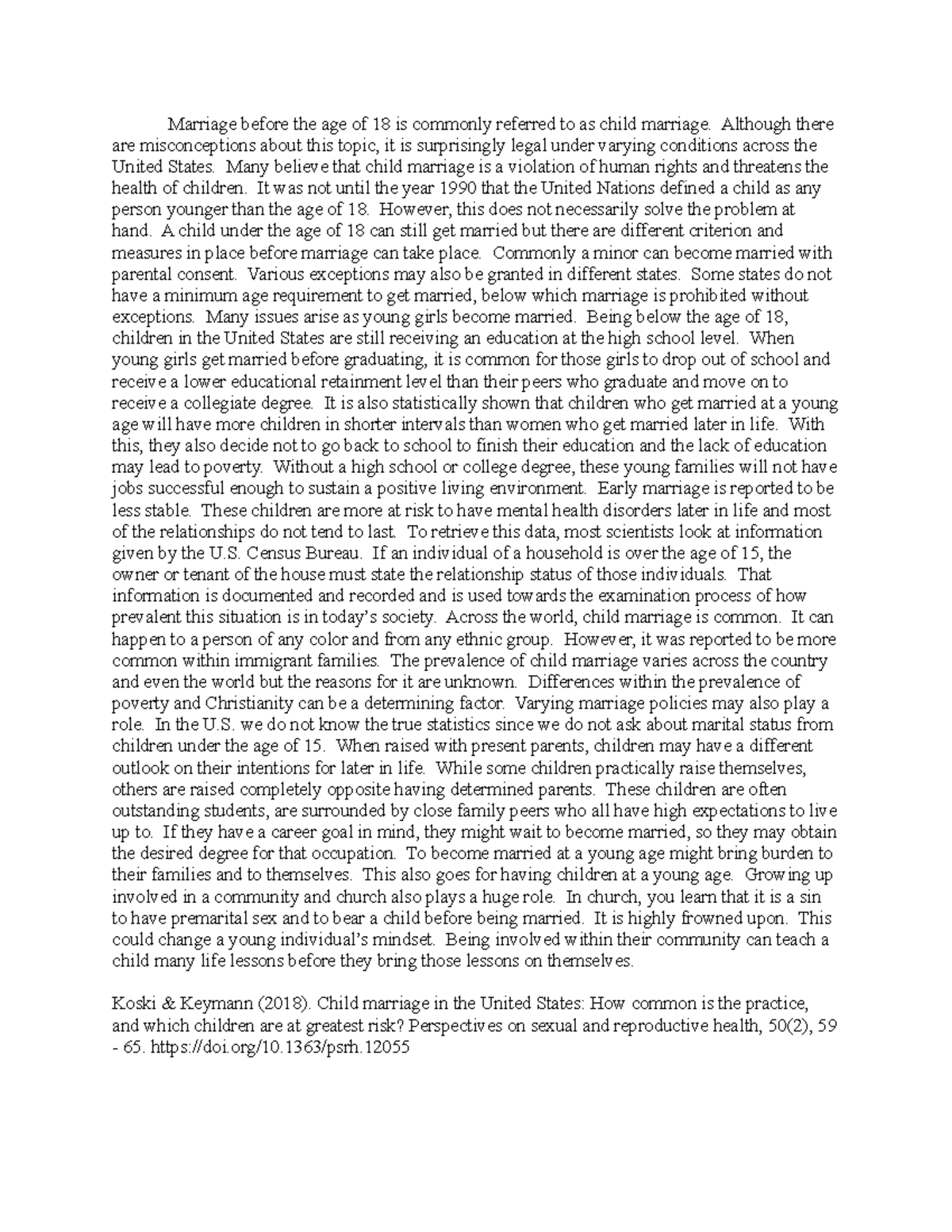 Module 2 Discussion Post - PSYC 3200 - Studocu