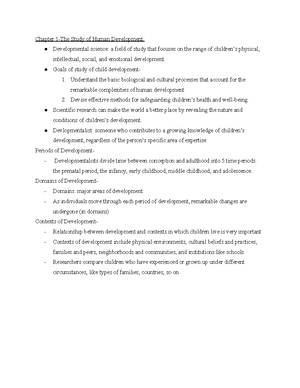 Child Development Notes Child Development Notes Created Tags Spring