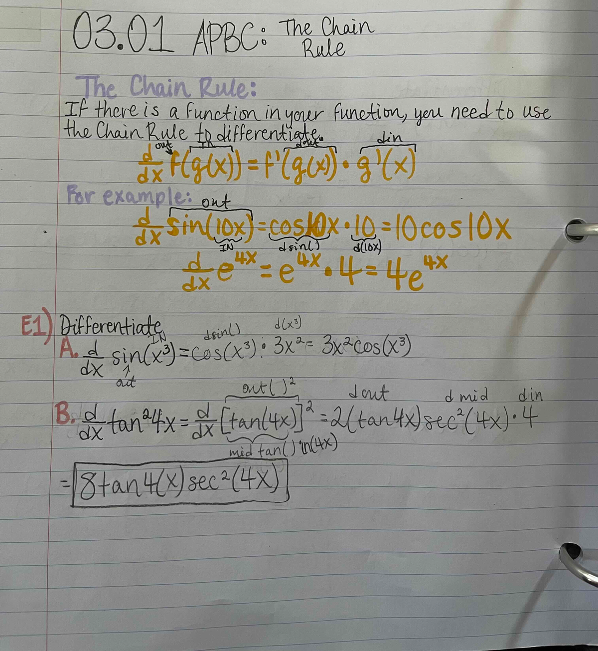 AP BC UNIT 3 - Unit 3 of BC calc including extra memorizing strategies ...