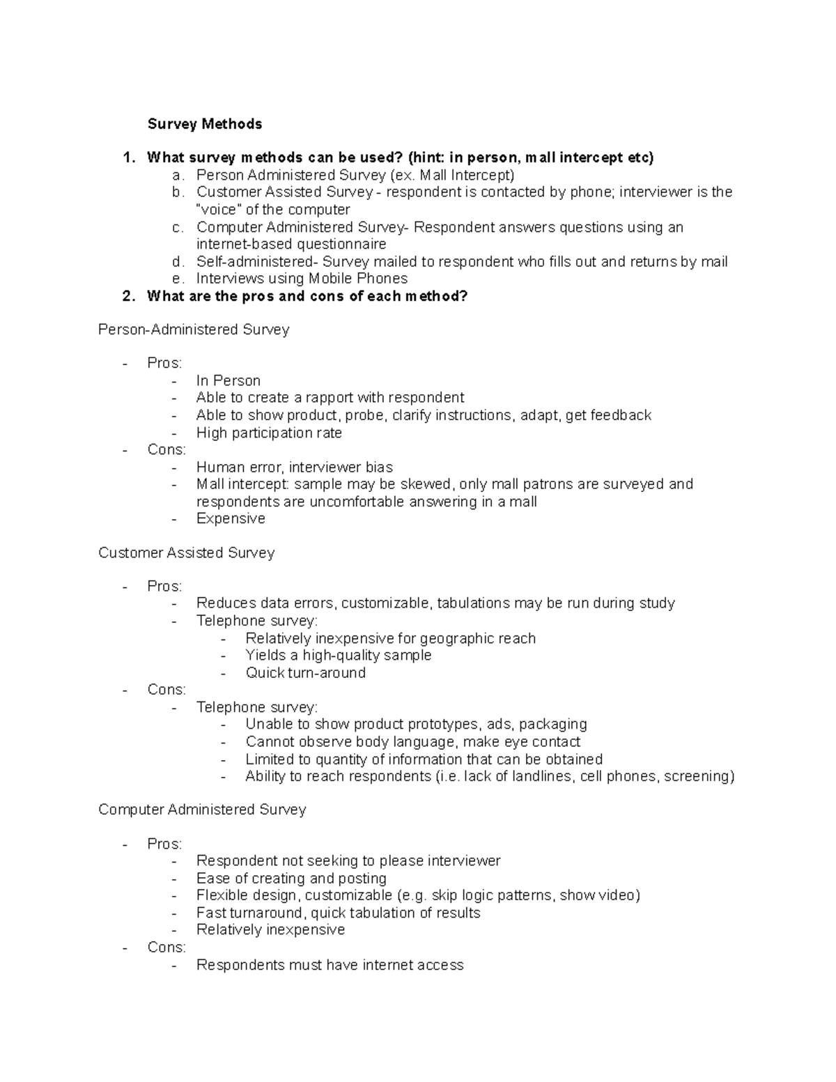 mktg-final-study-guide-survey-methods-1-what-survey-methods-can-be