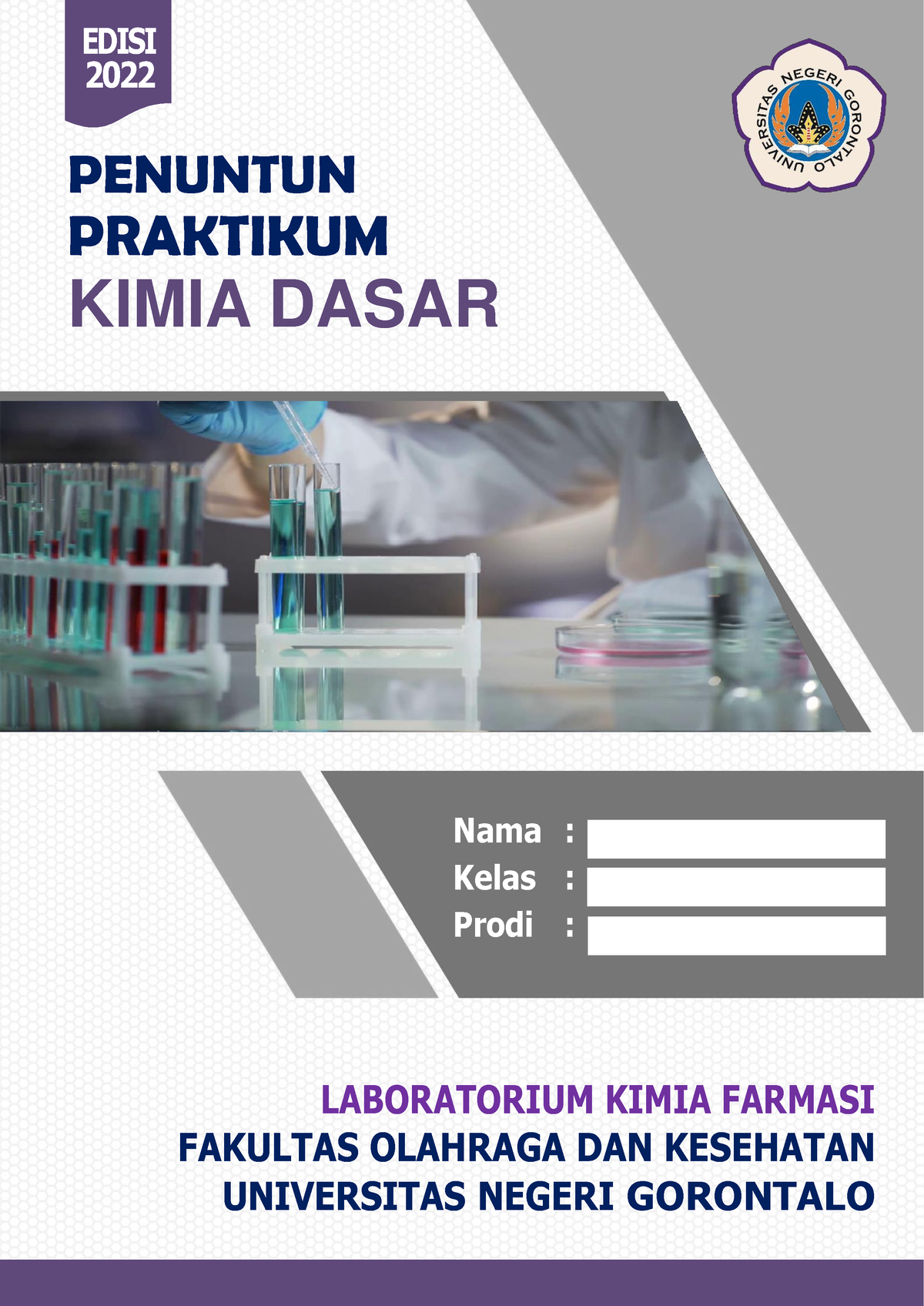 Modul Praktikum Kimia Dasar Kesmas 2022 - EDISI 2022 PENUNTUN PRAKTIKUM ...