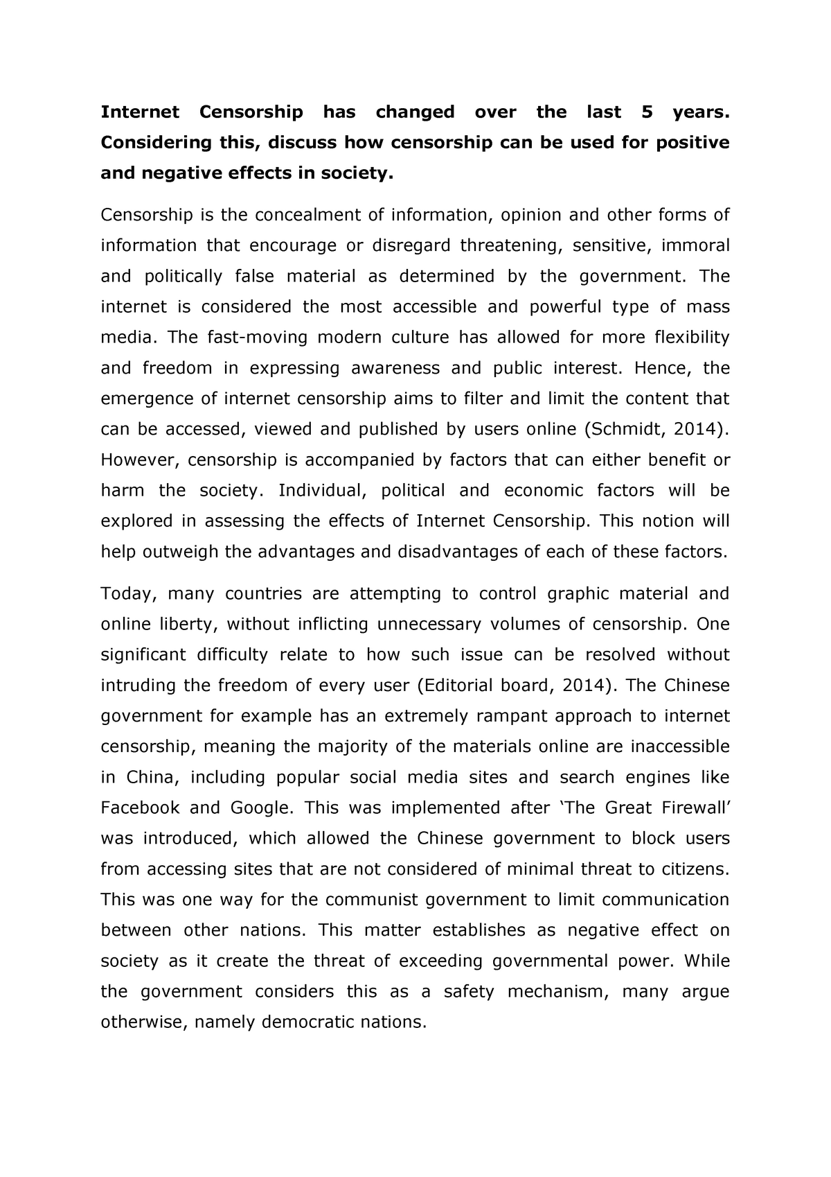 Реферат: Internet Censorship Essay Research Paper Speech II